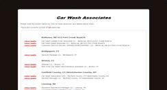 Desktop Screenshot of carwashassociates.com